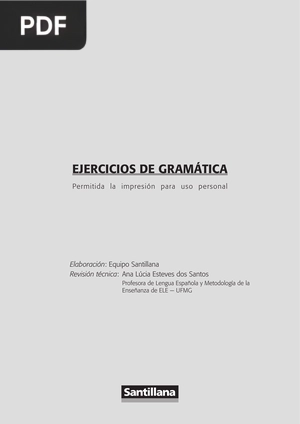 Ejercicios de Gramática