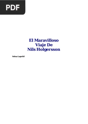 El Maravilloso Viaje De Nils Holgersson