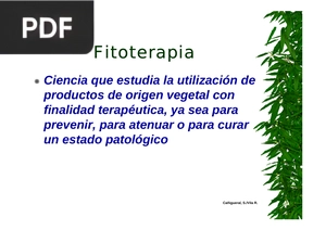 Fitoterapia (Presentación)