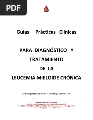 Guías Prácticas Clínicas para diagnóstico y tratamiento de la lucemia mieloide crónica