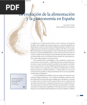 La evolución de la alimentación y la gastronomía en España