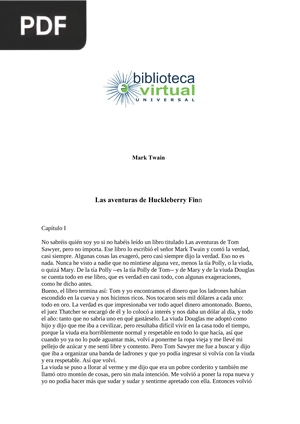 Las aventuras de Huckleberry Finn