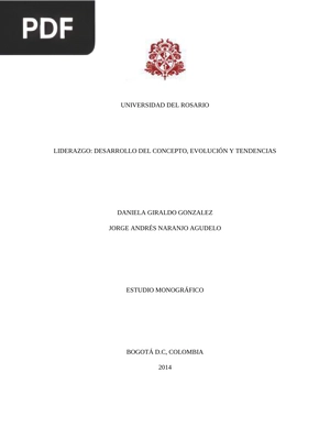 Liderazgo: Desarrollo del concepto, evolución y tendencias