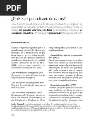 ¿Qué es el periodismo de datos?