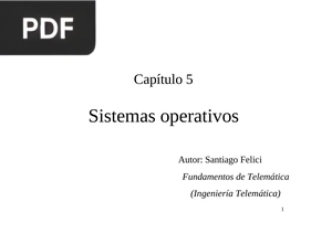 Sistemas operativos (Presentación)