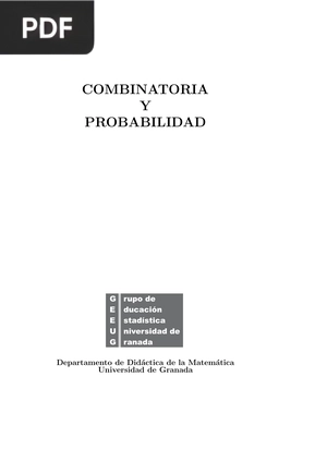 Combinatoria y probabilidad