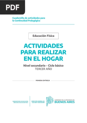 Actividades para realizar en el hogar