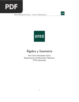 Álgebra y Geometría