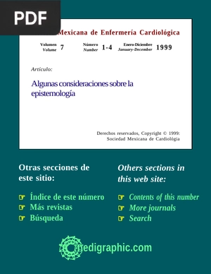 Algunas consideraciones sobre la epistemología (Artículo)