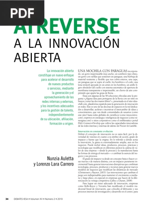 Atreverse a la innovación abierta (Artículo)