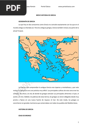 Breve Historia de Grecia (Artículo)