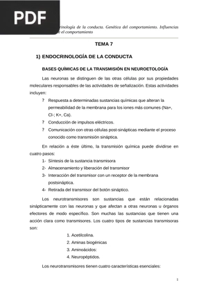 Endocrinología De La Conducta