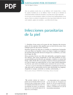 Infecciones parasitarias de la piel