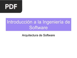 Introducción a la Ingeniería de Software (Presentación)