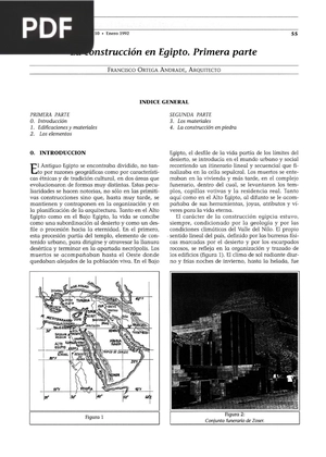 La construcción en Egipto. Primera parte (Articulo)