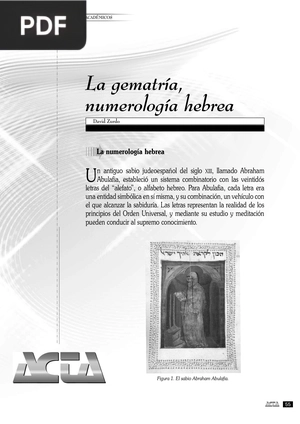 La gematría, numerología hebrea