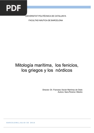 Mitología marítima, los fenicios, los griegos y los nórdicos