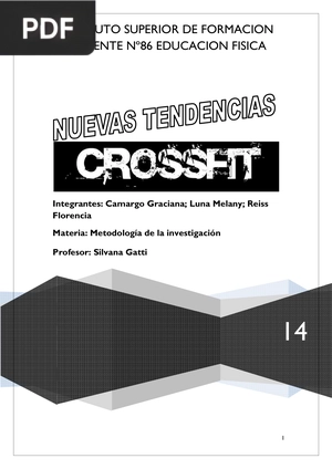 Nuevas tendencias. Crossfit