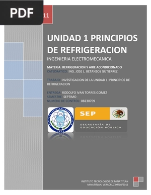 Principios de refrigeración