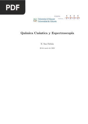 Química Cuántica y Espectroscopía