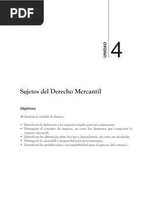 Sujetos del Derecho Mercantil