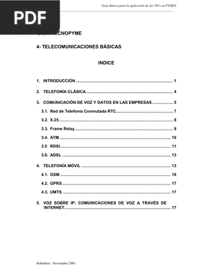 Telecomunicaciones básicas (Artículo)