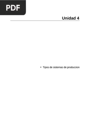 Tipos de sistemas de produccion