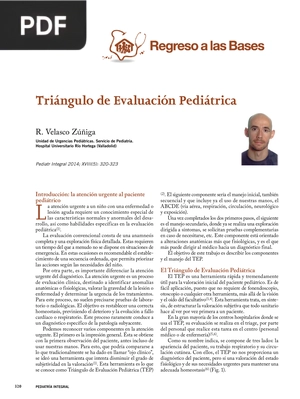 Triángulo de Evaluación Pediátrica (Artículo)