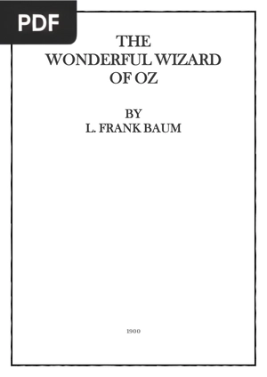 The Wonderful Wizard of OZ