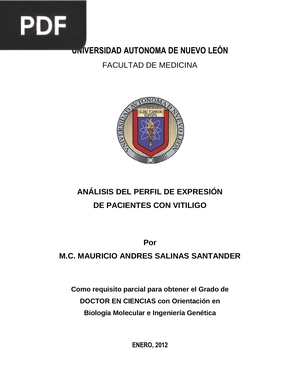 Análisis del perfil de expresión de pacientes con vitiligo