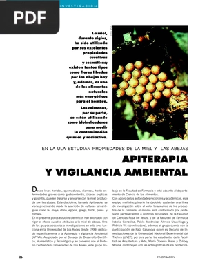 Apiterapia y vigilancia ambiental