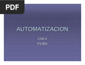 Automatización (Presentación)