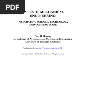 Basics of Mechanical Engineering