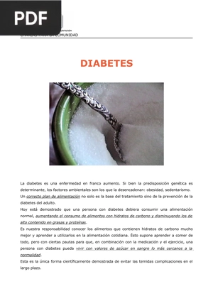 Diabetes (Artículo)