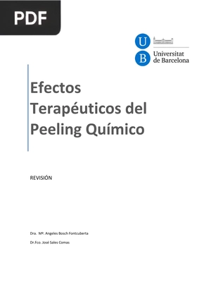 Efectos Terapéuticos del Peeling Químico