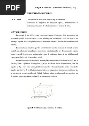 Estructura Cristalina