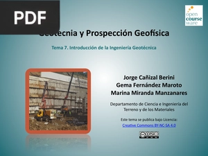 Geotecnia y Prospección Geofísica (Presentación)