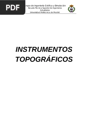 Instrumentos topográficos