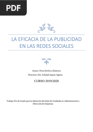 La Eficacia de la Publicidad en las Redes Sociales