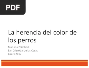 La herencia del color de los perros