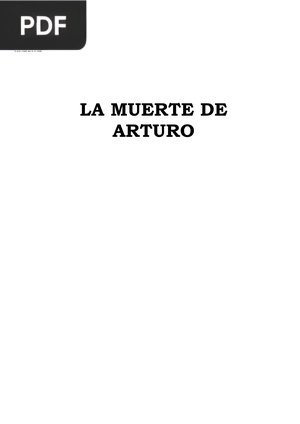 La muerte de Arturo