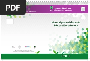 Manual para el docente. Educación primaria