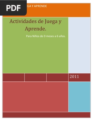 Actividades de Juega y Aprende.