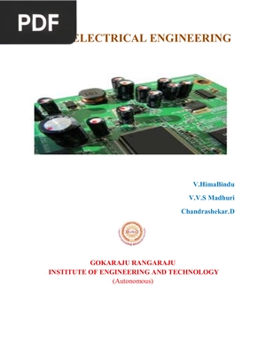 Basic electrical engineering (Inglés)