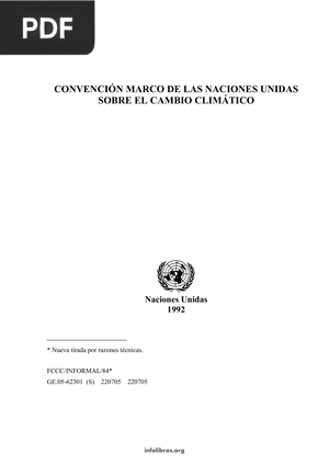 Convención Marco de las Naciones Unidas sobre el Cambio Climático (1992)