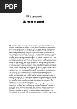 El ceremonial