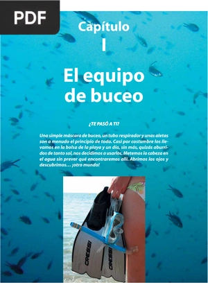 El equipo de buceo