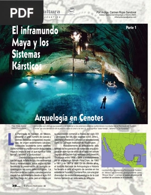 El inframundo Maya y los Sistemas Kársticos (Artículo)