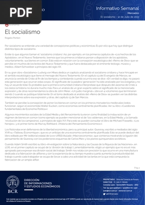 El socialismo (Artículo)