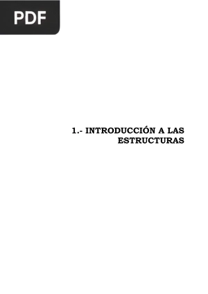 Introducción a las estructuras